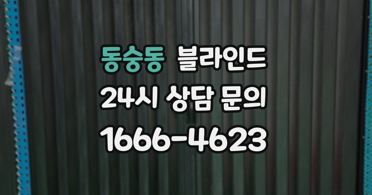 동숭동 블라인드