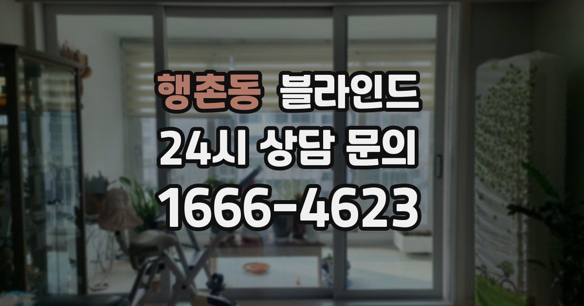 행촌동 블라인드