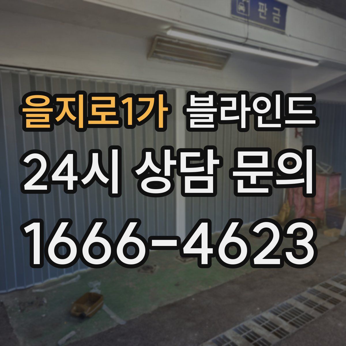 을지로1가 블라인드