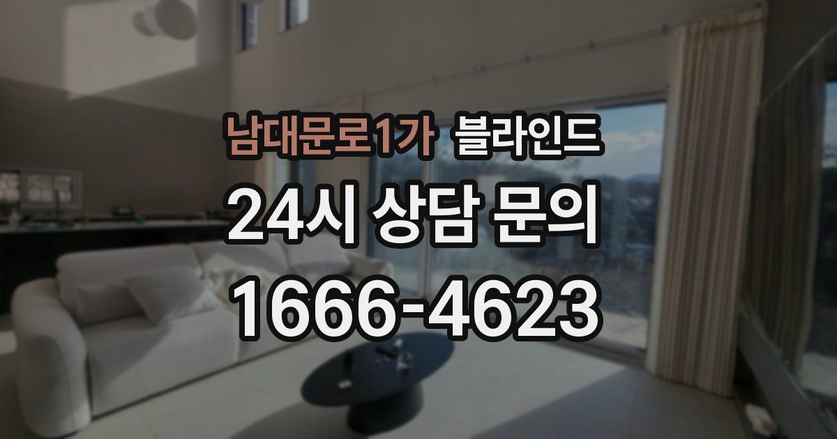 남대문로1가 블라인드