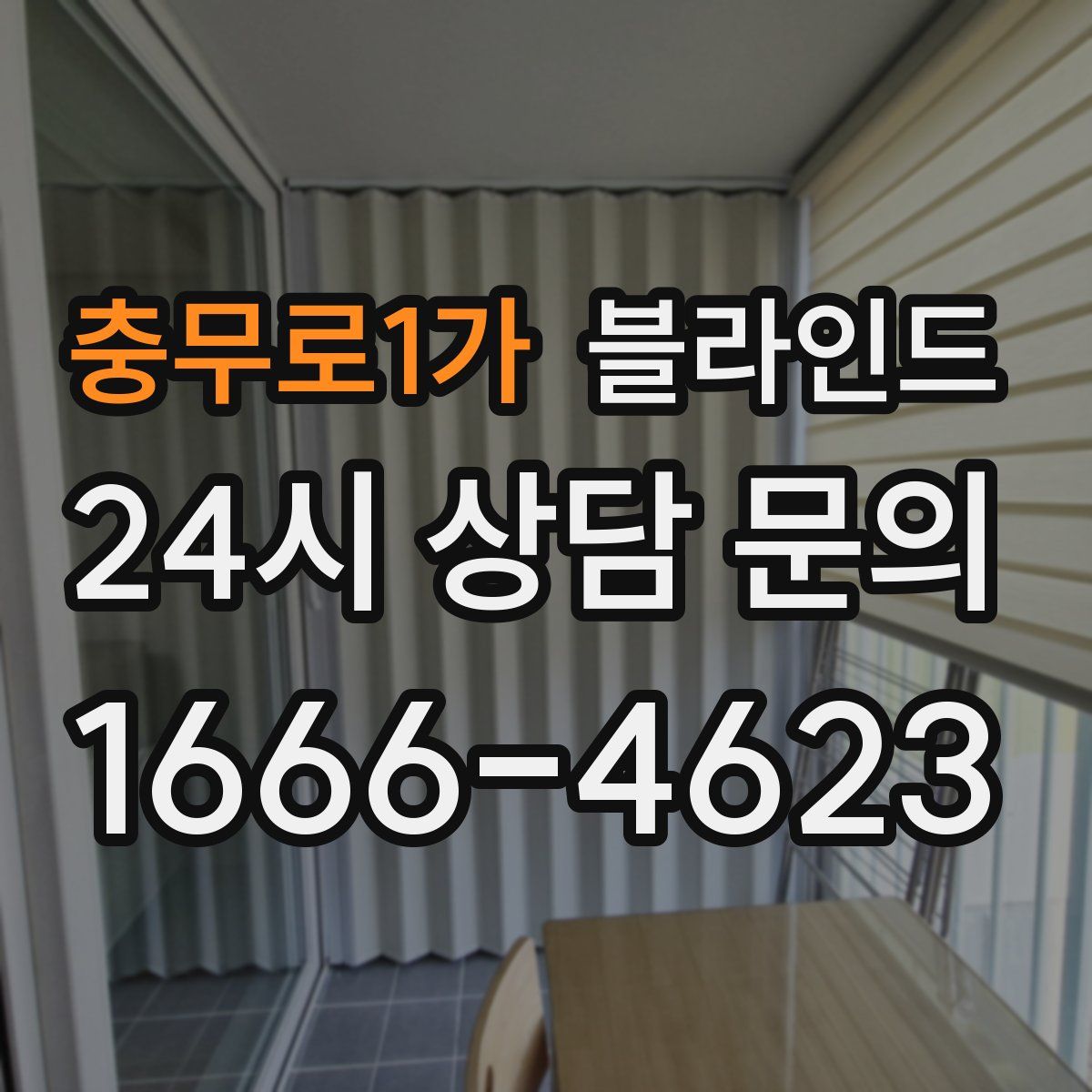 충무로1가 블라인드