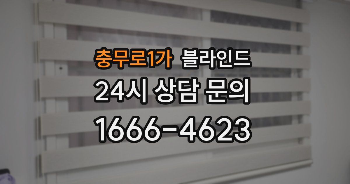 충무로1가 블라인드