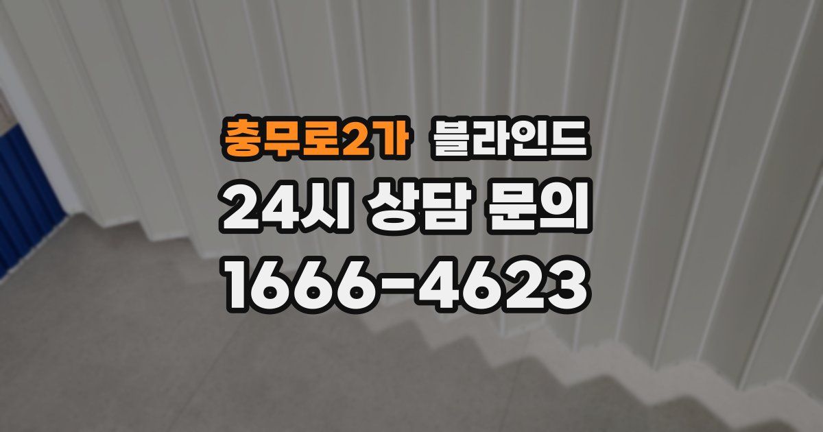 충무로2가 블라인드