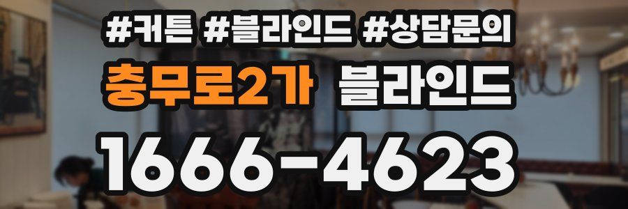 충무로2가 블라인드