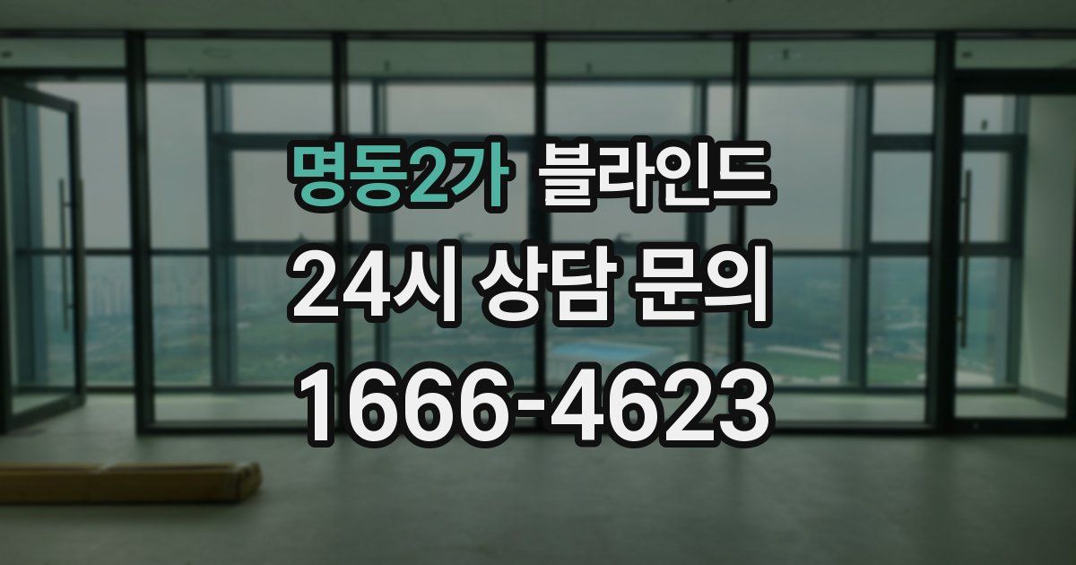 명동2가 블라인드