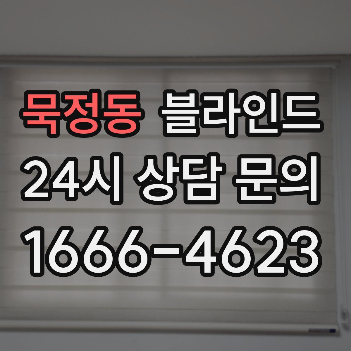 묵정동 블라인드