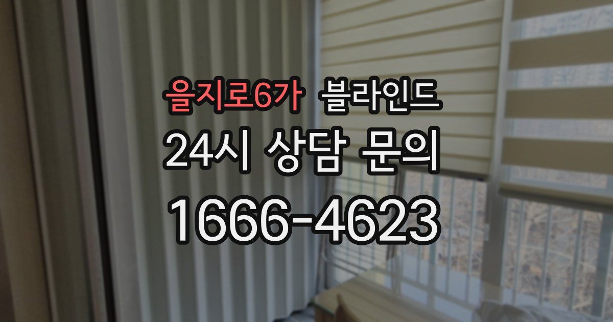 을지로6가 블라인드