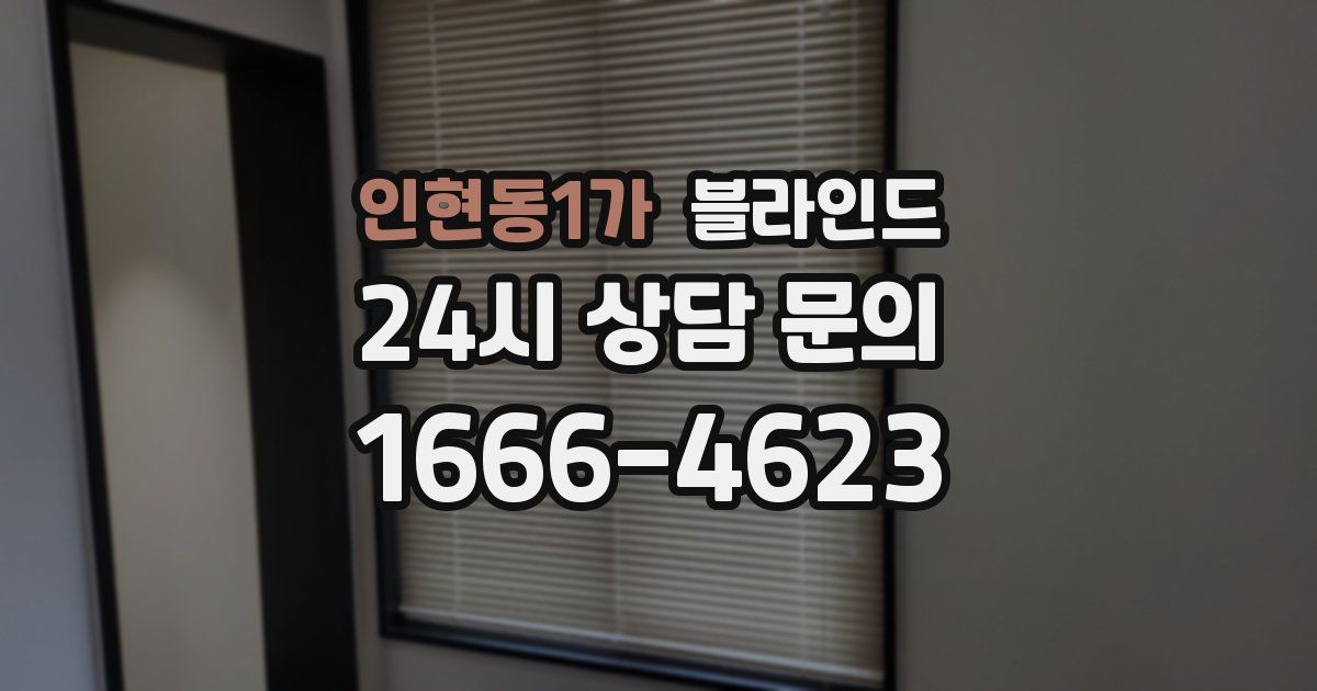 인현동1가 블라인드