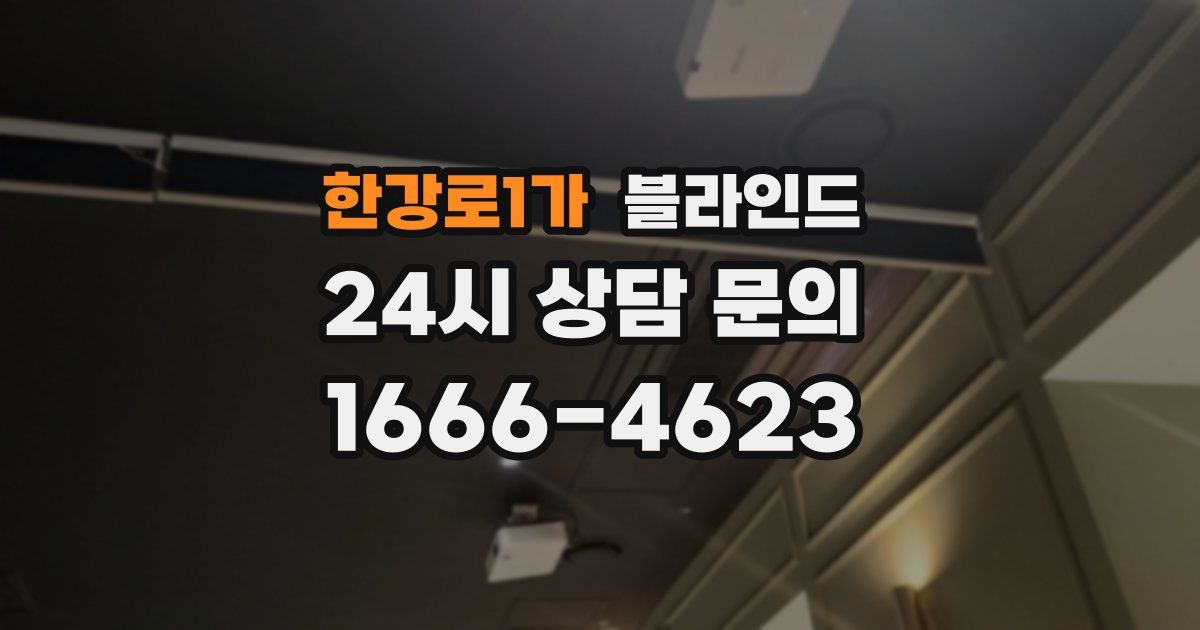 한강로1가 블라인드