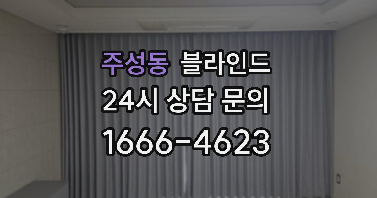 주성동 블라인드