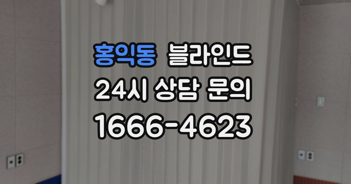 홍익동 블라인드