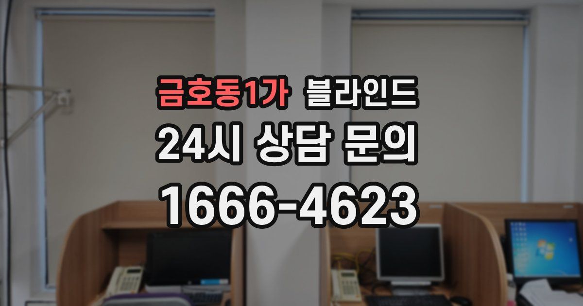 금호동1가 블라인드