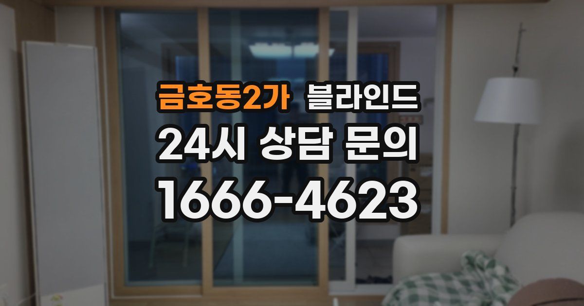 금호동2가 블라인드