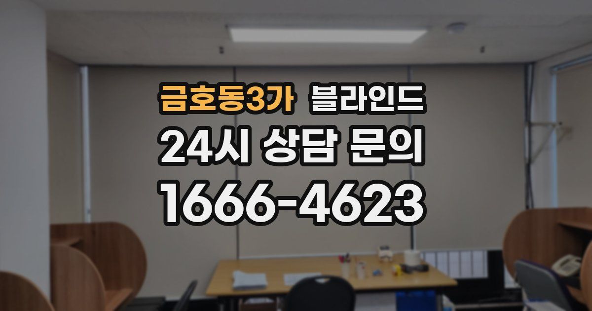 금호동3가 블라인드
