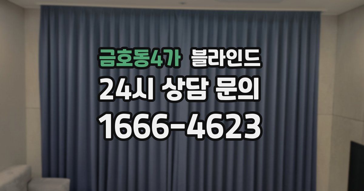 금호동4가 블라인드