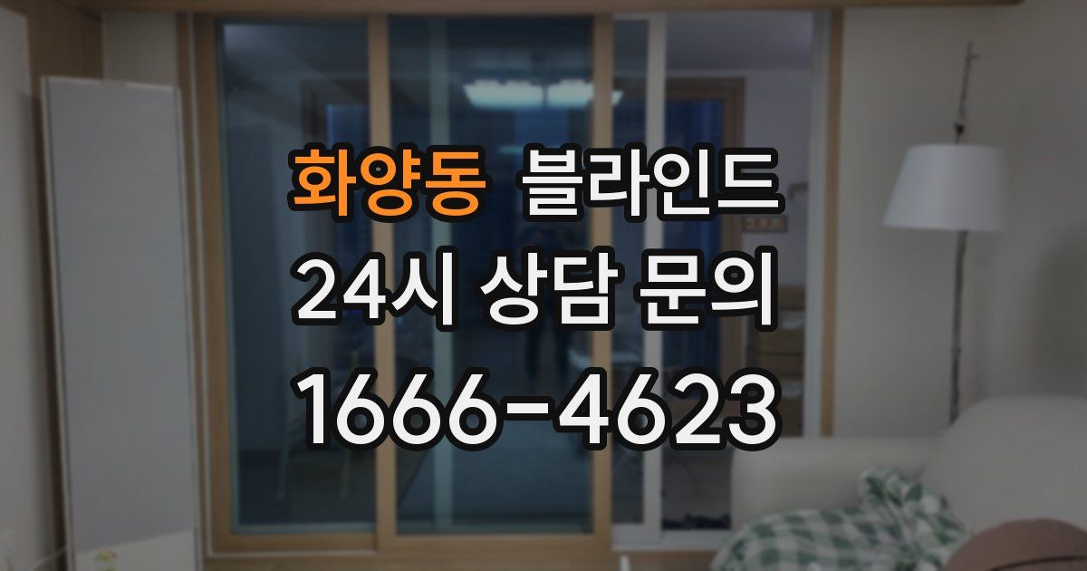 화양동 블라인드
