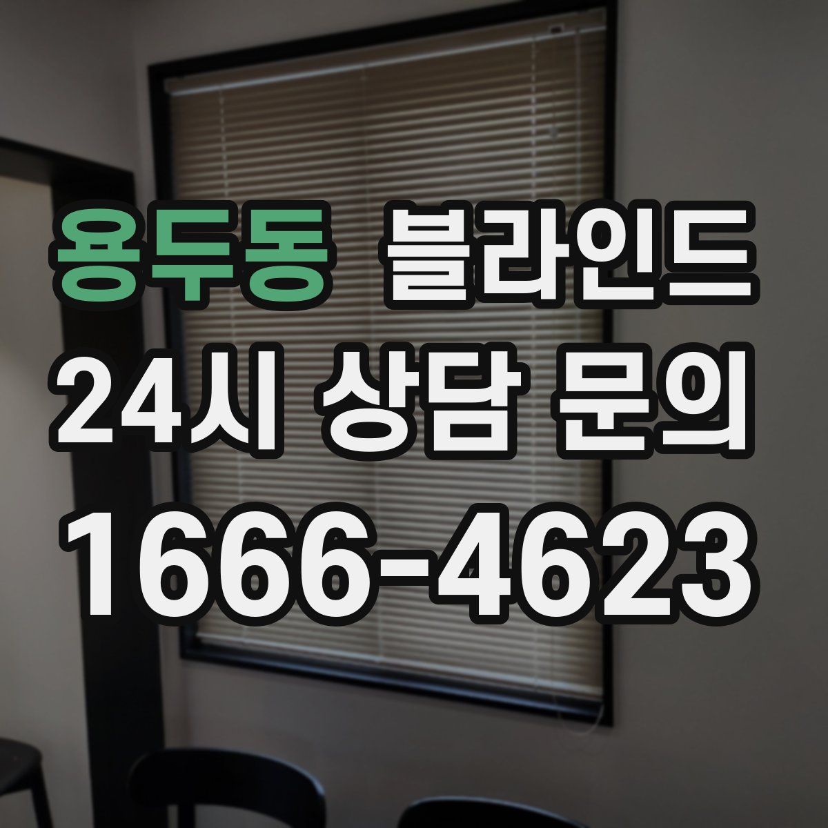 용두동 블라인드