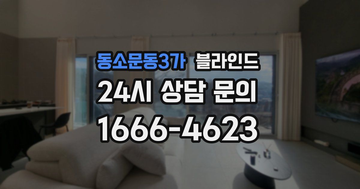 동소문동3가 블라인드