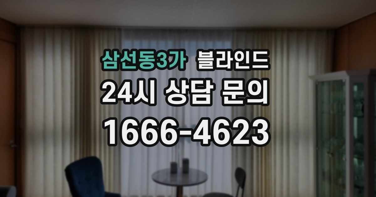 삼선동3가 블라인드