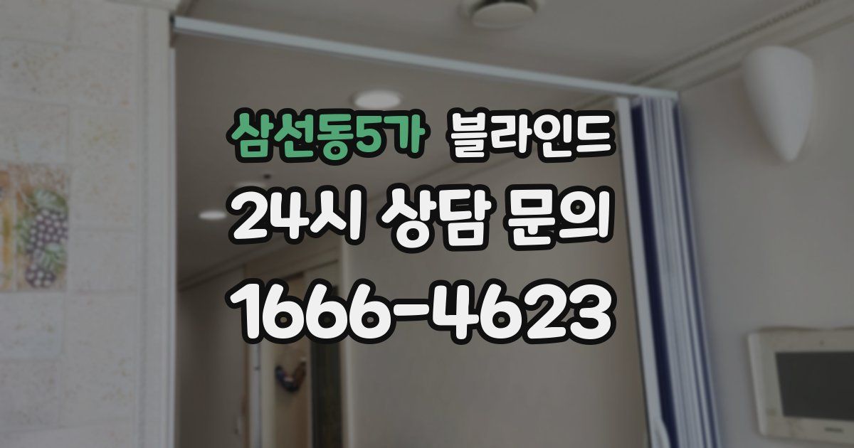 삼선동5가 블라인드