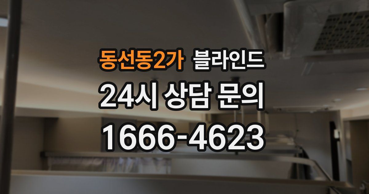 동선동2가 블라인드