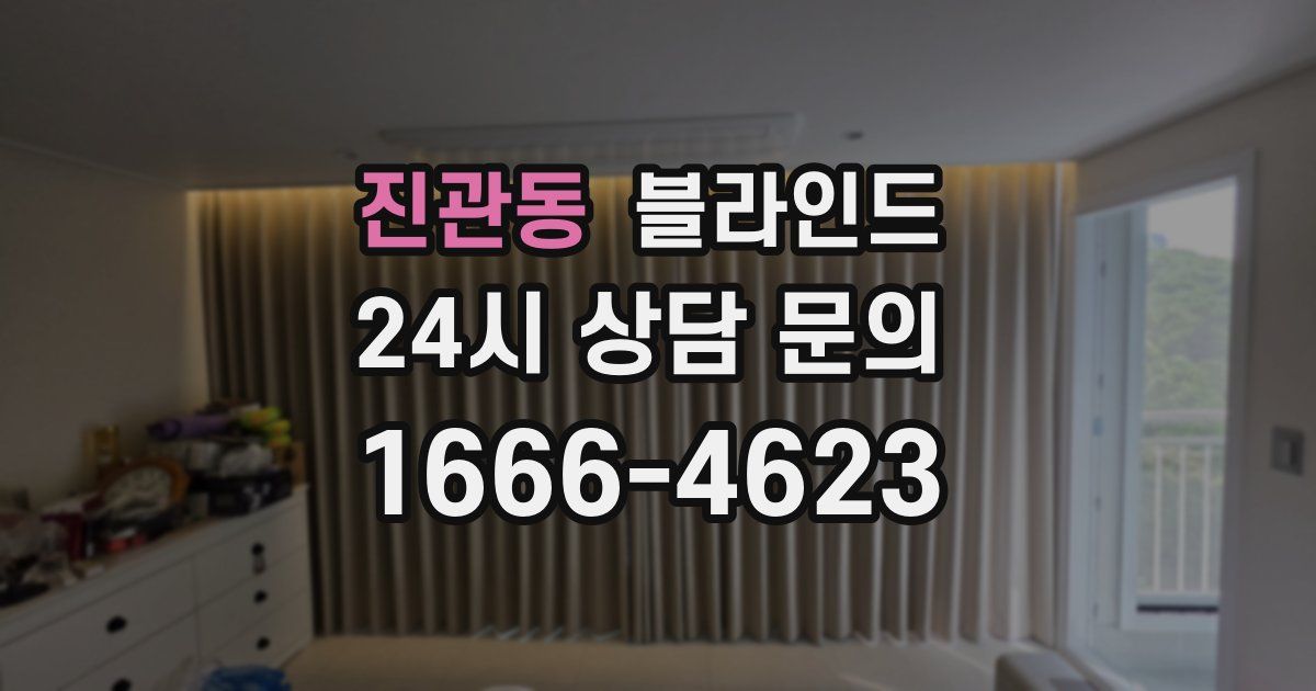 진관동 블라인드