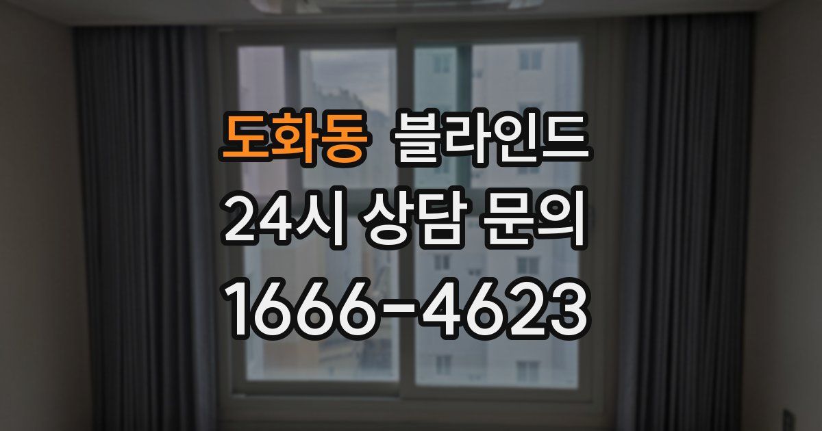 도화동 블라인드