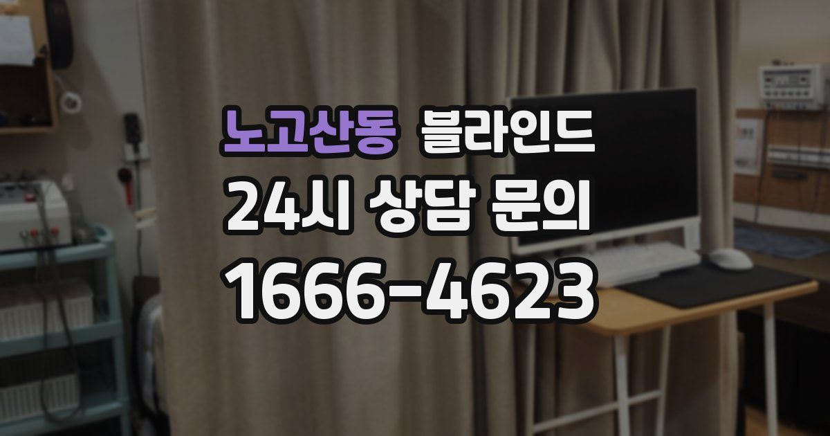 노고산동 블라인드