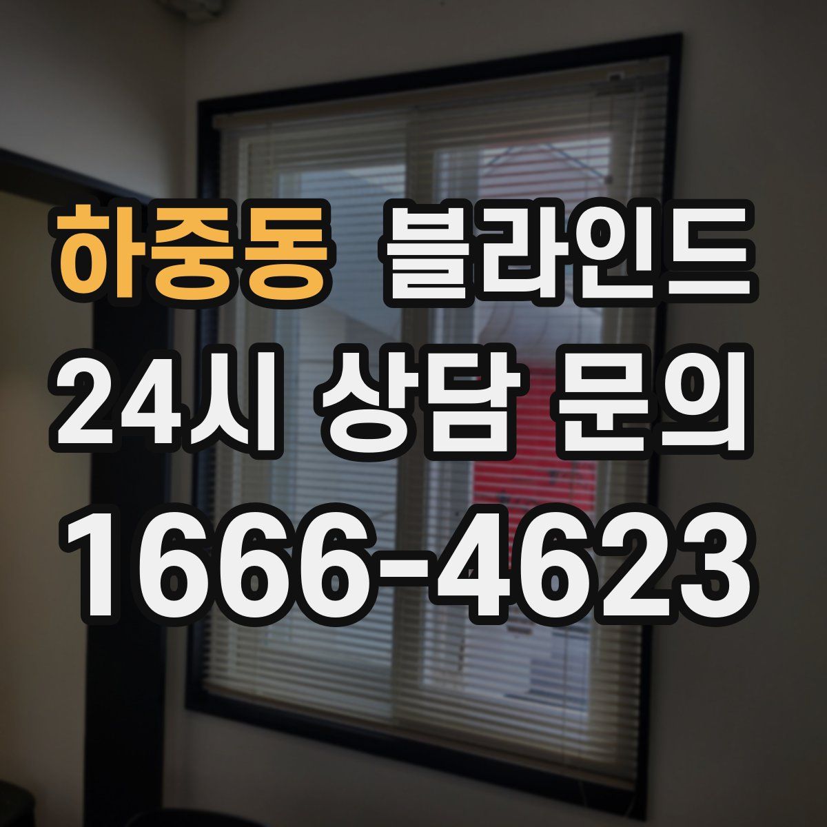 하중동 블라인드