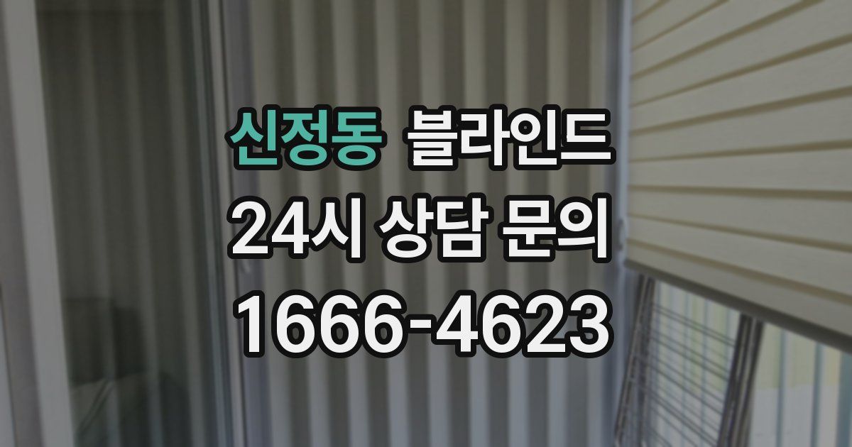 신정동 블라인드