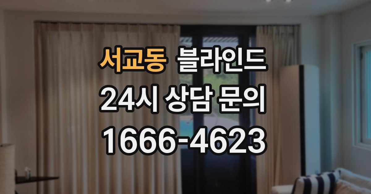 서교동 블라인드