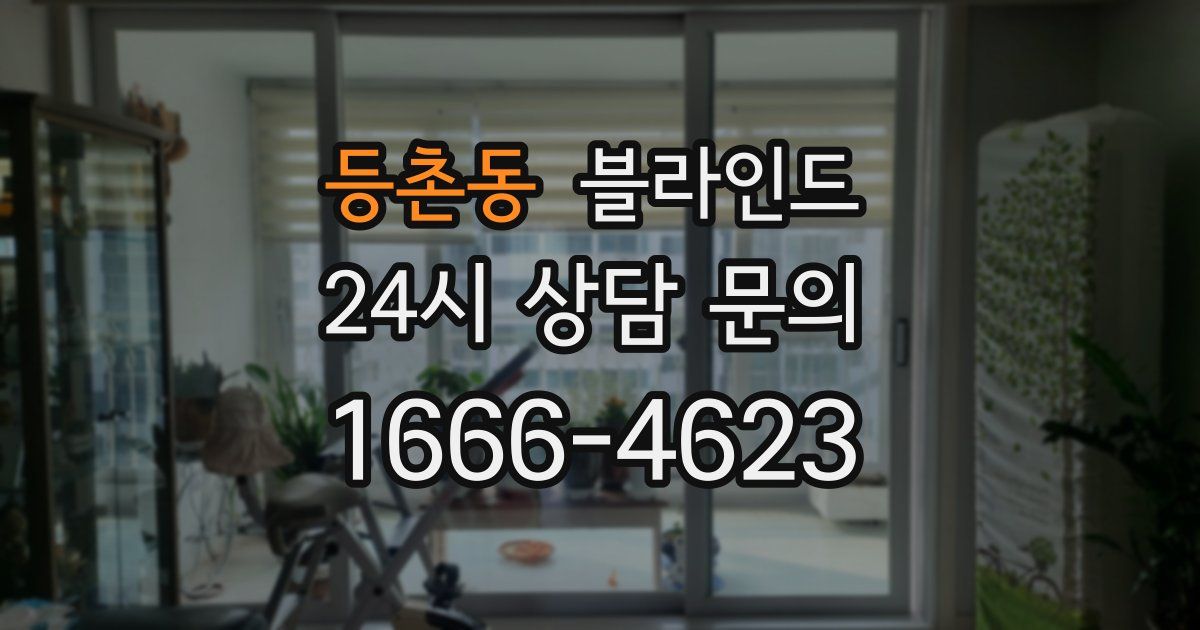 등촌동 블라인드