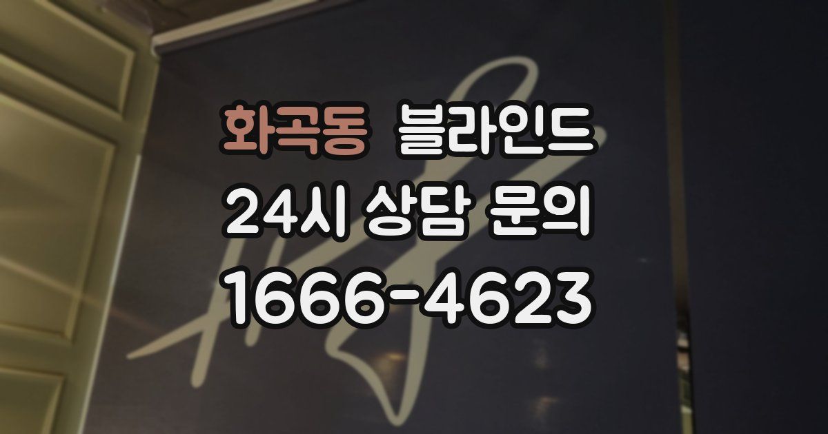 화곡동 블라인드