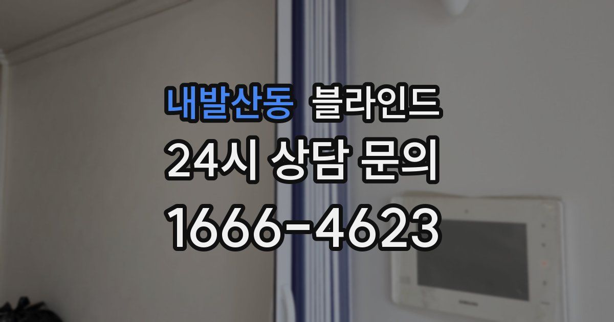 내발산동 블라인드