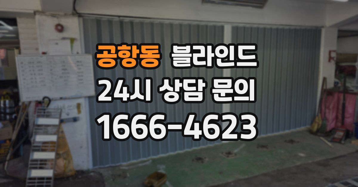 공항동 블라인드