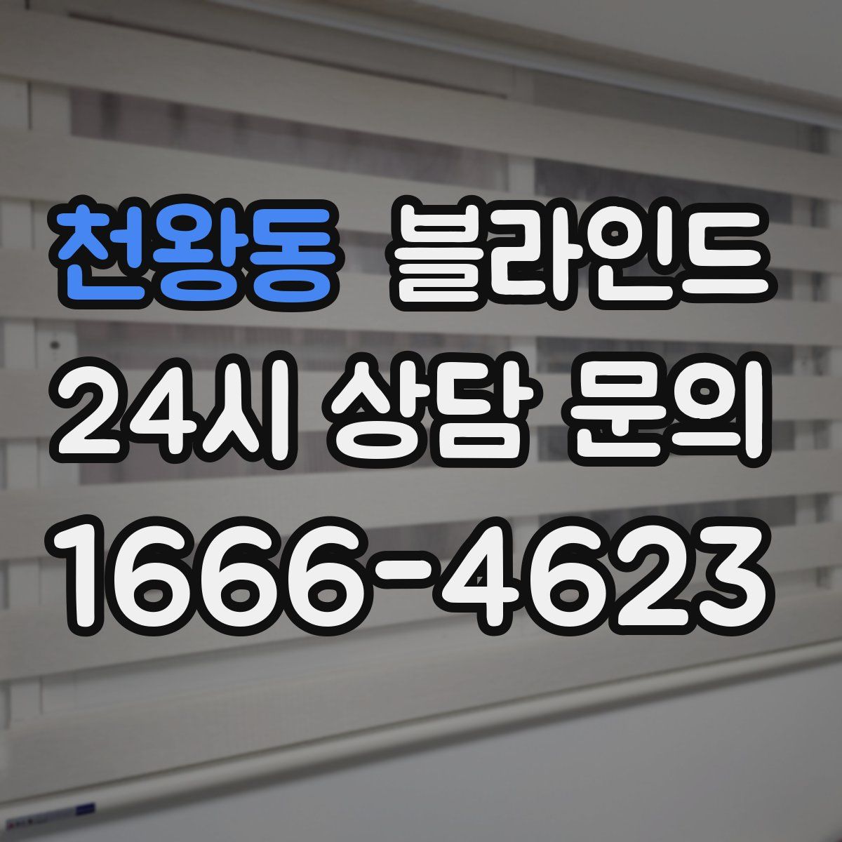 천왕동 블라인드