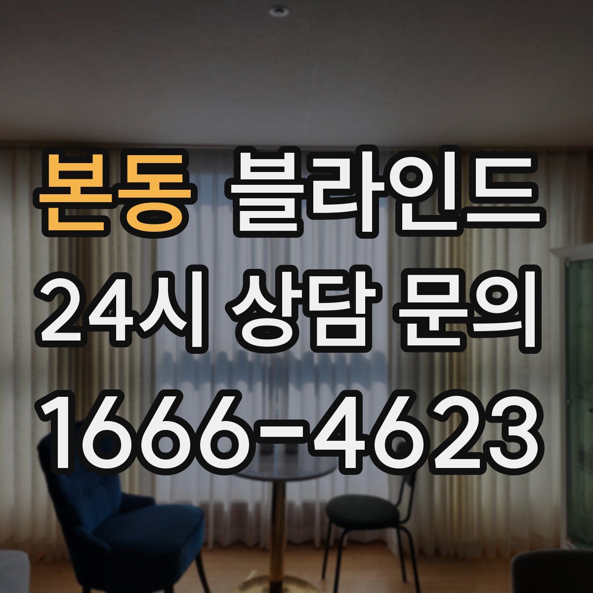 본동 블라인드