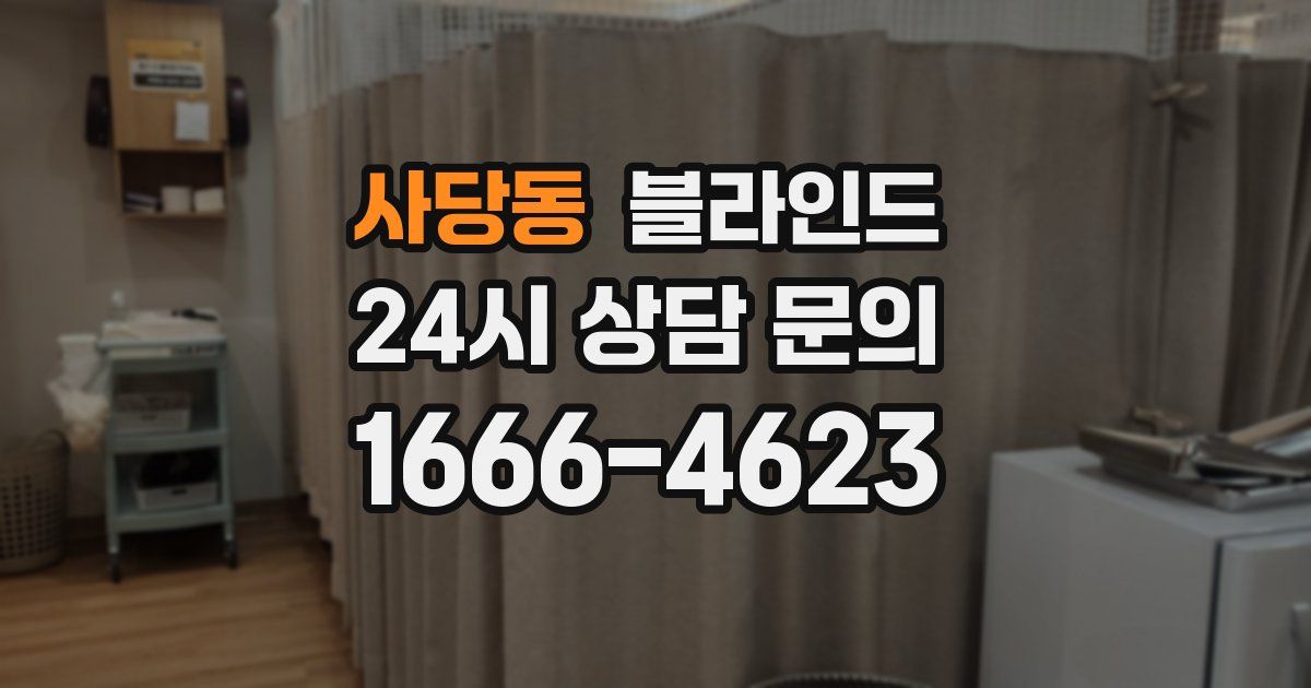 사당동 블라인드
