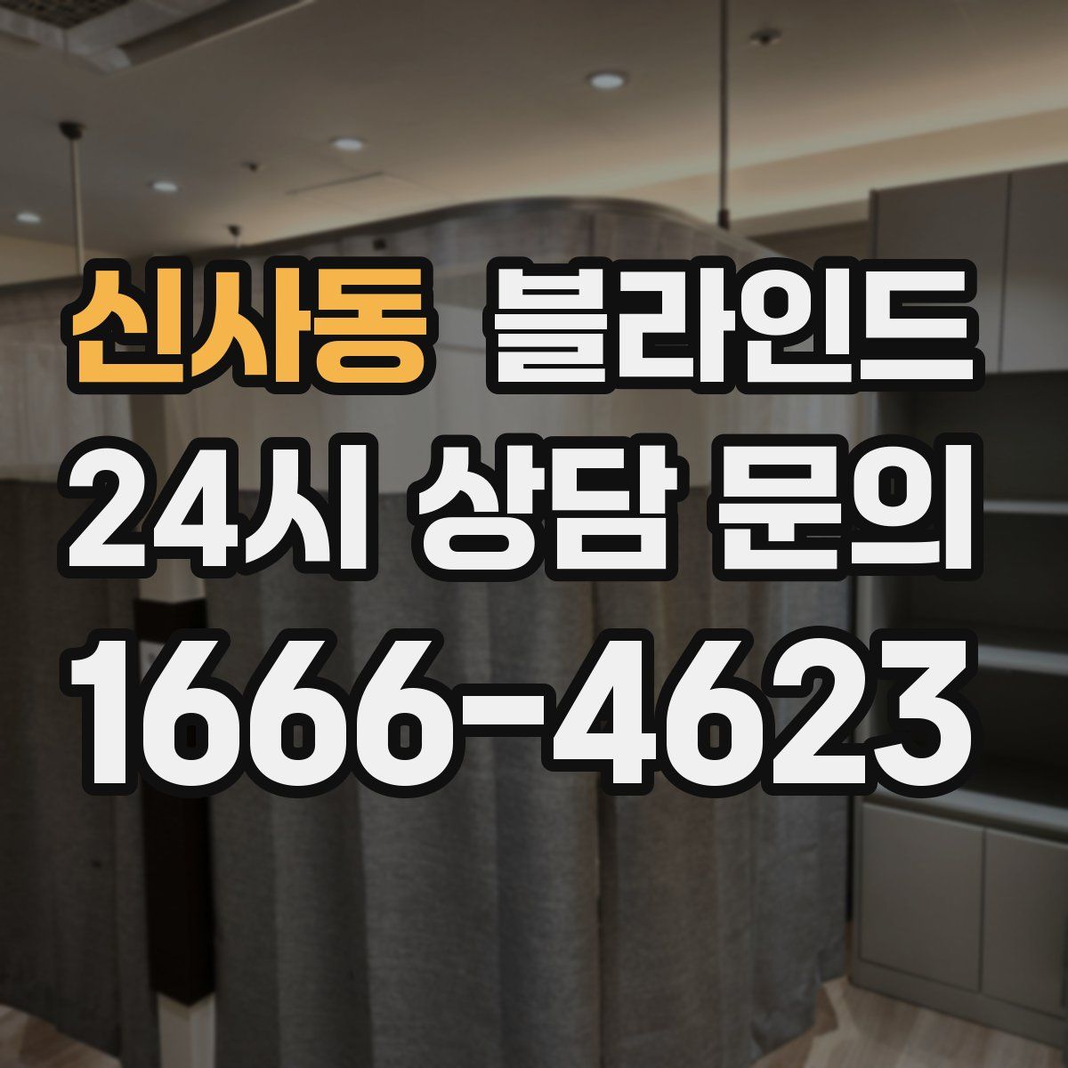 신사동 블라인드