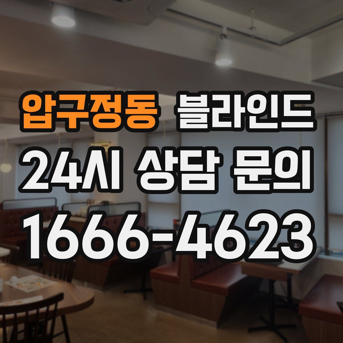 압구정동 블라인드