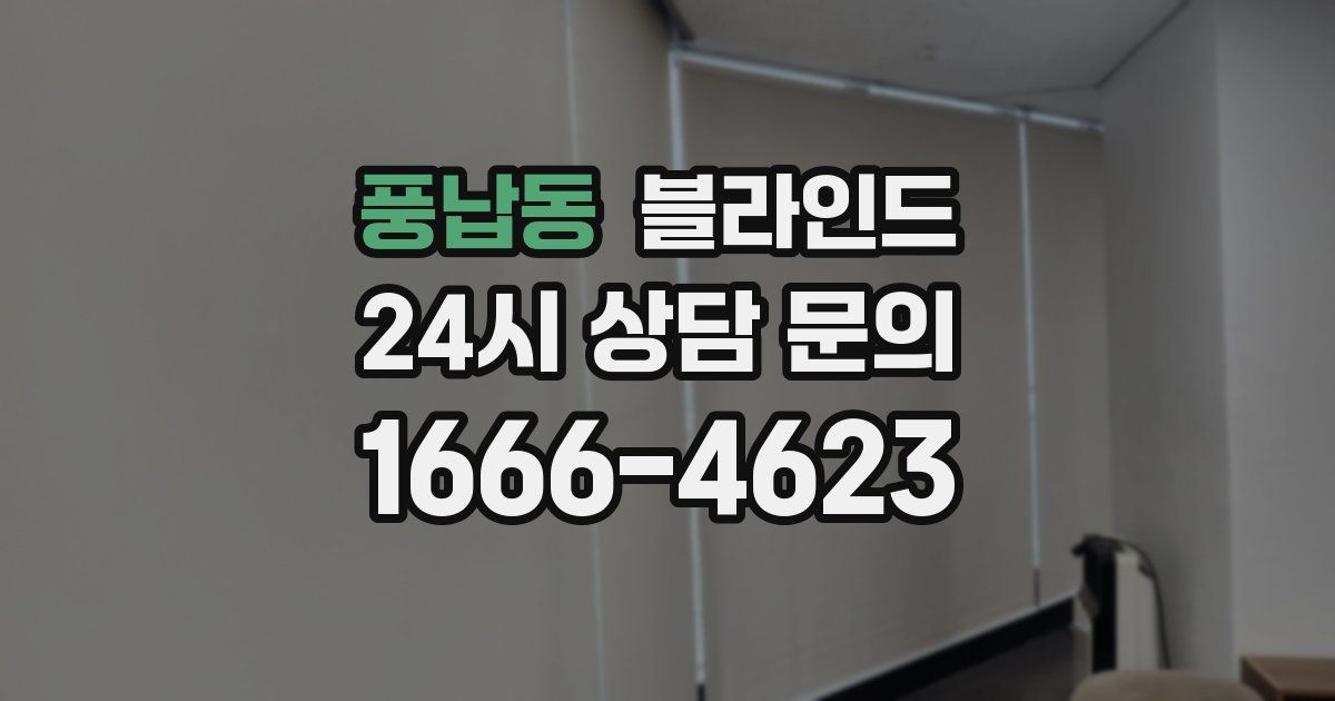 풍납동 블라인드