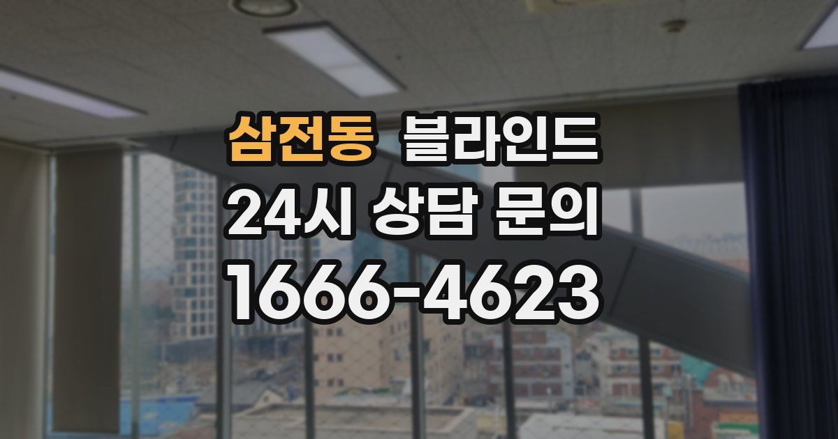 삼전동 블라인드