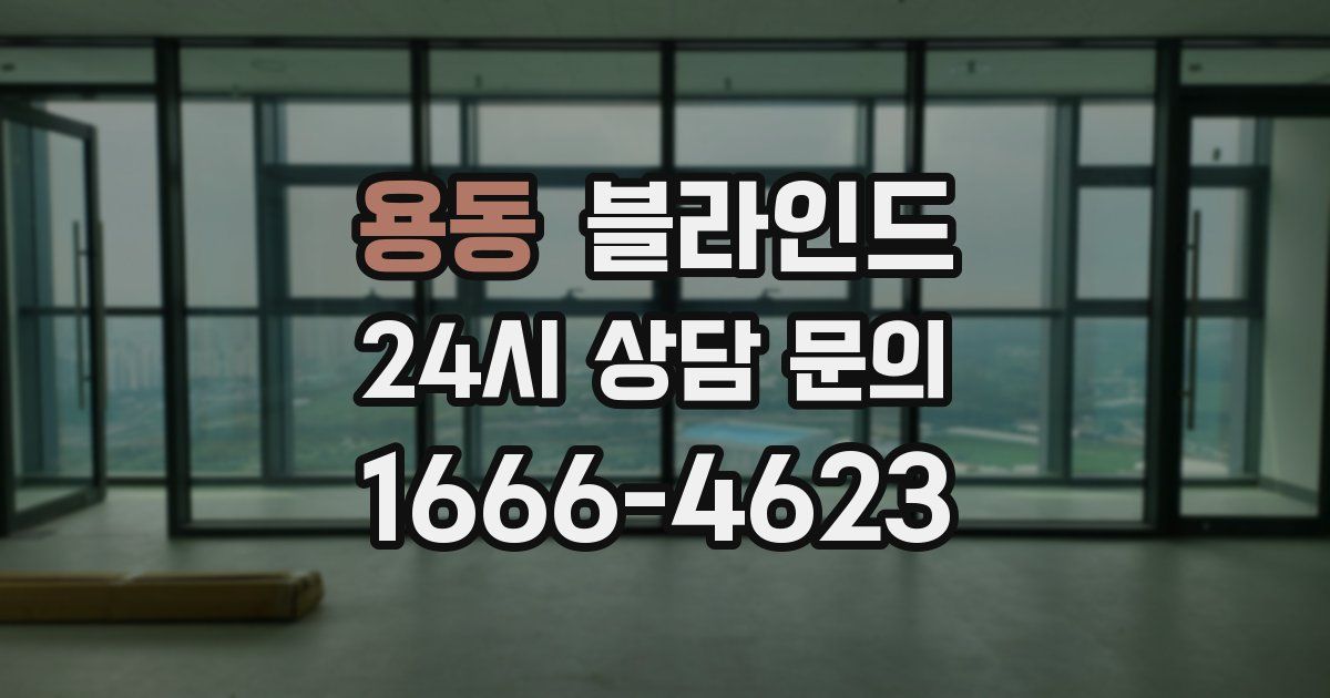 용동 블라인드