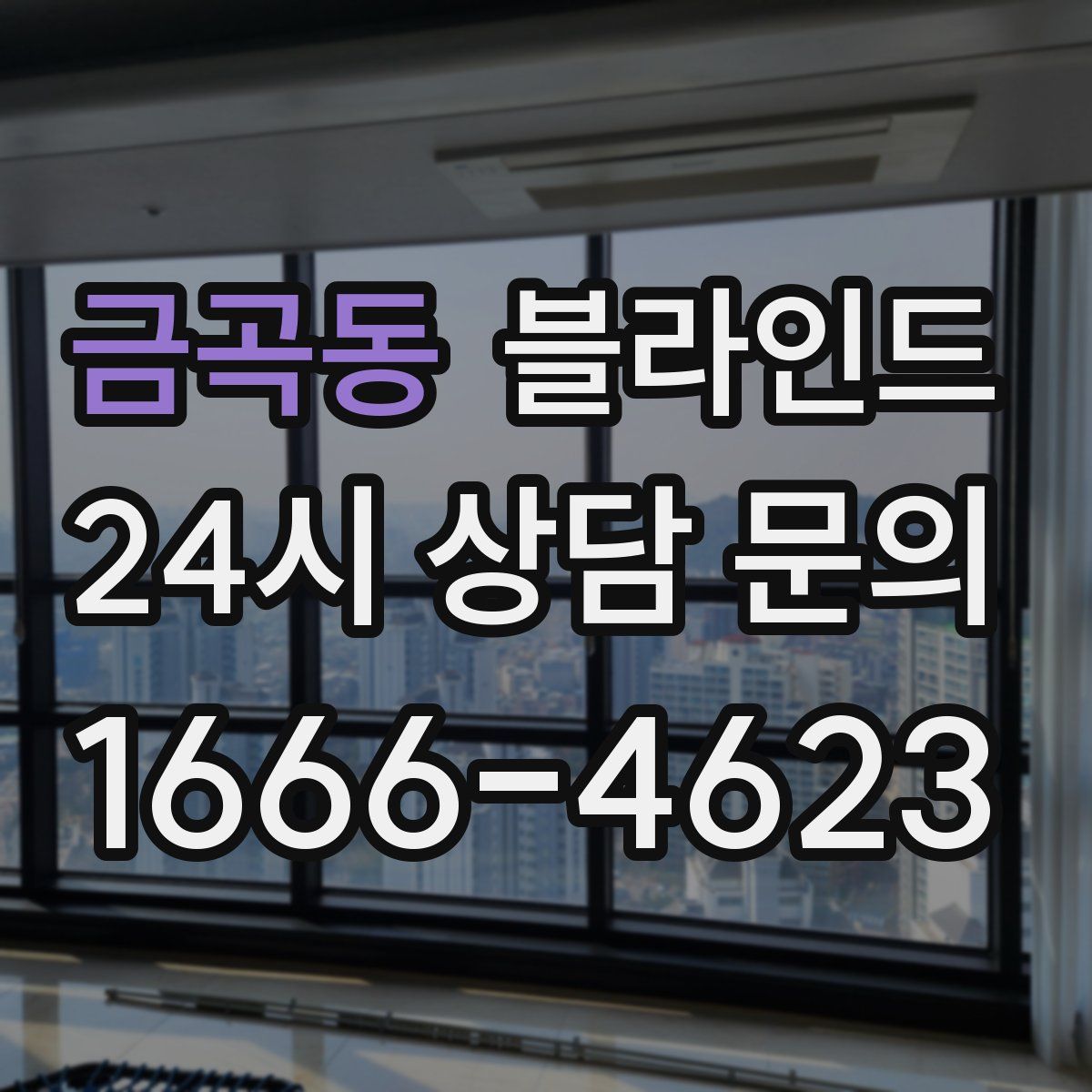 금곡동 블라인드