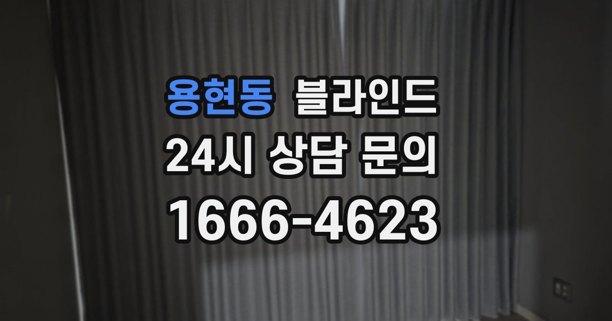 용현동 블라인드