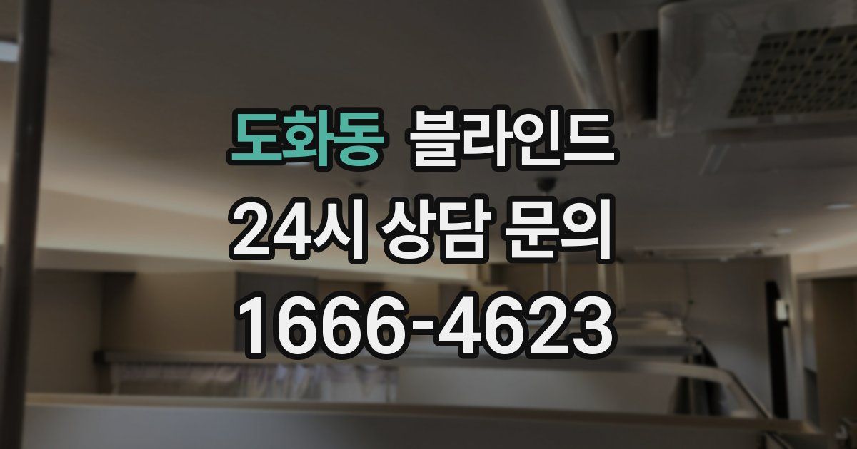 도화동 블라인드