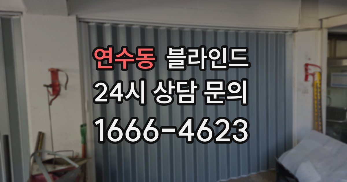 연수동 블라인드