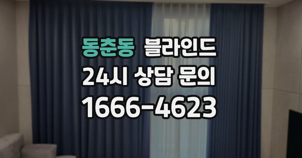동춘동 블라인드