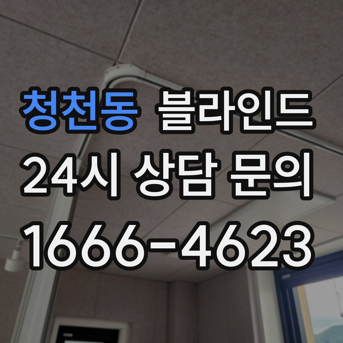 청천동 블라인드