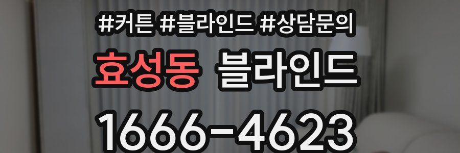 효성동 블라인드